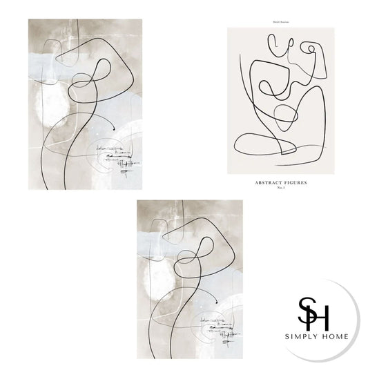 Abstract Lines (Set of 3)
