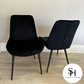 Black Luca Velvet Dining Chairs
