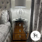 Classic Mirrored dresser & Stool, Classic Chest of Drawers and 2x Classic Bedside Table