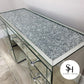 Diamond Crush Mirrored Dressing Table