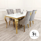 The Gold Riviera Dining Set