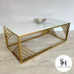 Angelo White Marble Coffee Table