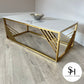 Angelo White Marble Coffee Table